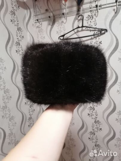 Норковая шапка мужская