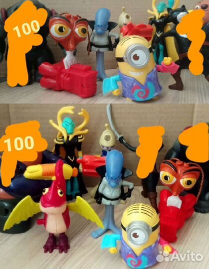 Коллекция игрушек Макдональдс