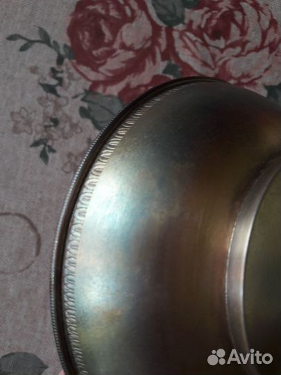 Корзиночка из мельхиора