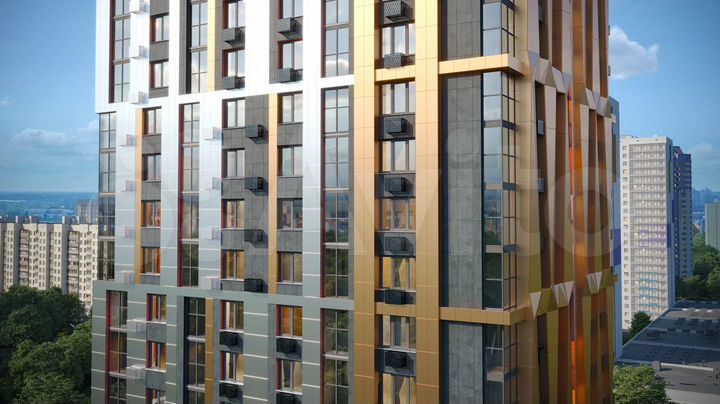 2-к. квартира, 72,7 м², 6/21 эт.