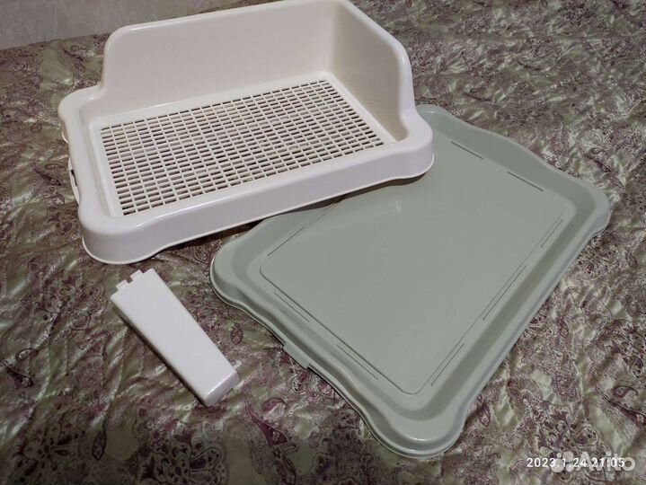 Лоток для собак со столбиком