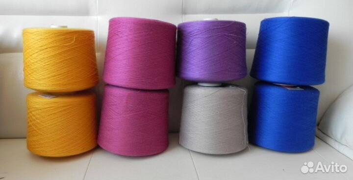 Пряжа в бобинах для машинного вязания