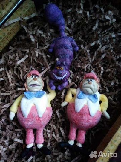 Алиса в стране чудес, ватные игрушки