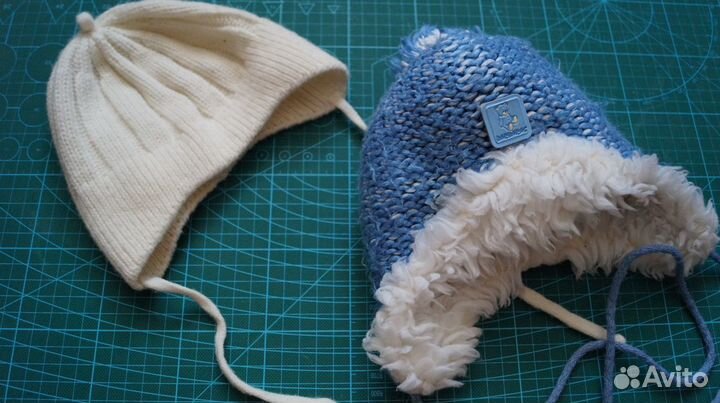 Шапочки на малыша до года