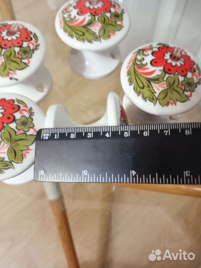 Ручки дверные СССР керамика