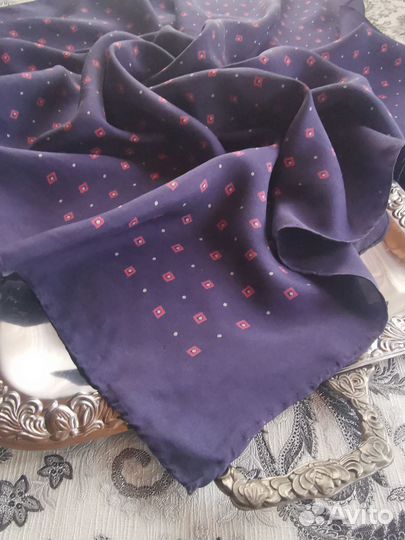 Винтажный шёлковый платок