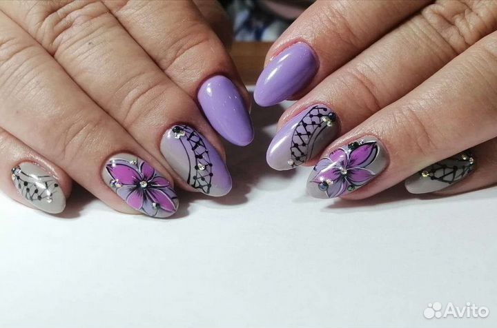 Маникюр/медицинский педикюр/услуги подолога