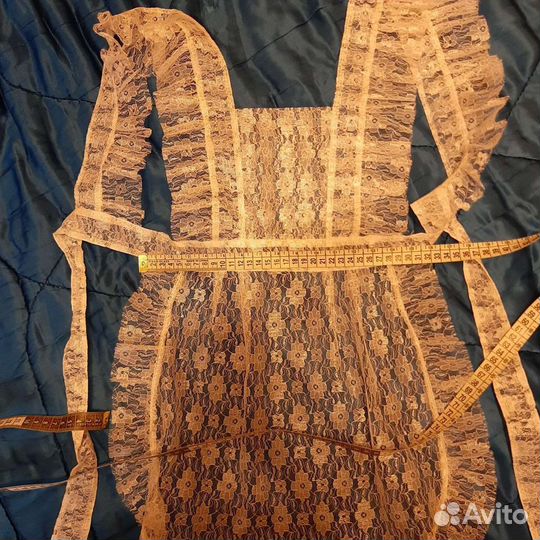 Белый школьный фартук