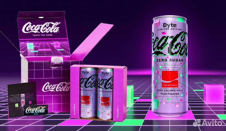 Coca-Cola со вкусом пикселей (подарочный набор)