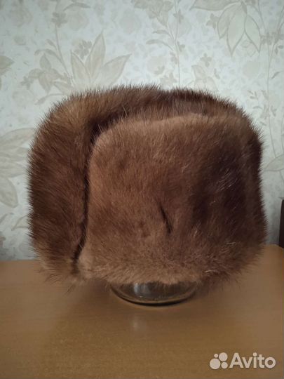 Норковая шапка мужская