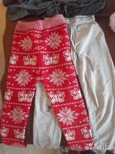 Вещи пакетом на девочку примерно на 110-118