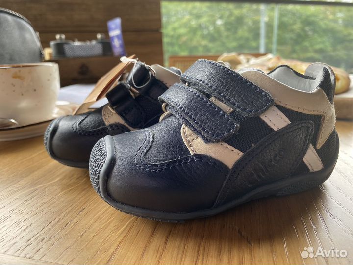 Полуботинки новые кожа Chicco 20 р