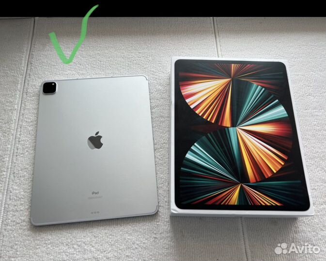iPad pro 12 9 m1. 2021. 2 Tb. LTE. Гарантия