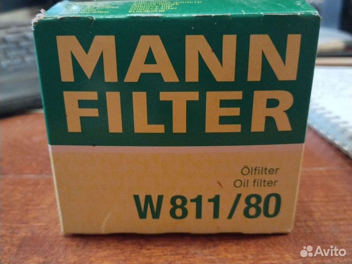 Фильтр масляный mann W811/80