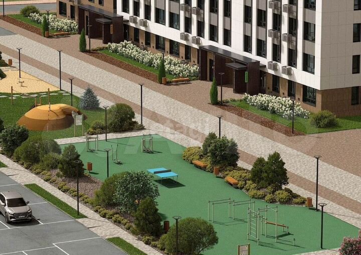 1-к. квартира, 46 м², 10/16 эт.