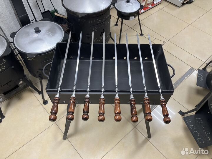 Мангал и шампуры