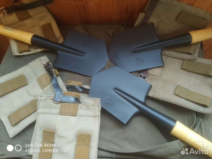 Лопата саперная с оригинальным чехлом, отк 1985г