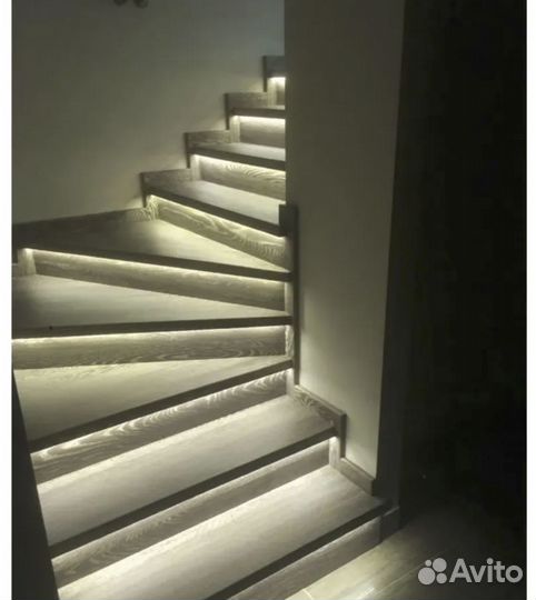 Подсветка лестницы с датчиками движения