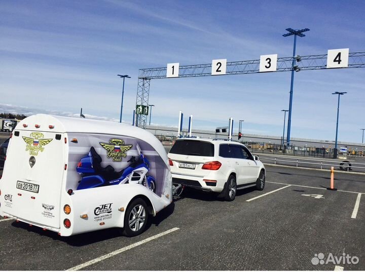 Прицеп для перевозки мотоциклов, квадриков