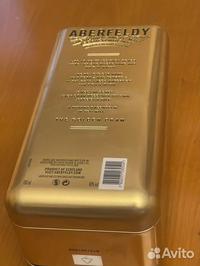 Коробка из жести из под виски