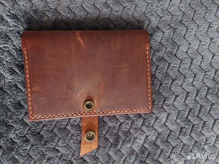 Обложка для автодокументов натуральная кожа