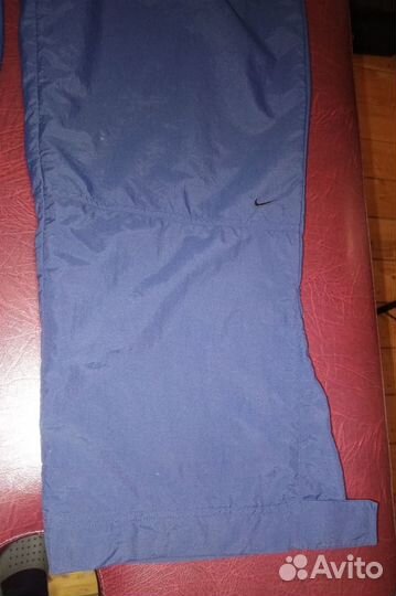 Nike синие винтажные штаны, размер XL