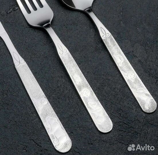 Детский набор столовых приборов «Топтыжка»