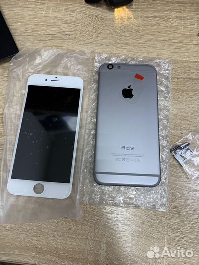 Экран iPhone 6 белый+корпус серый