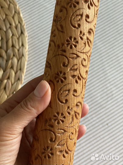 Деревянная скалка фигурная