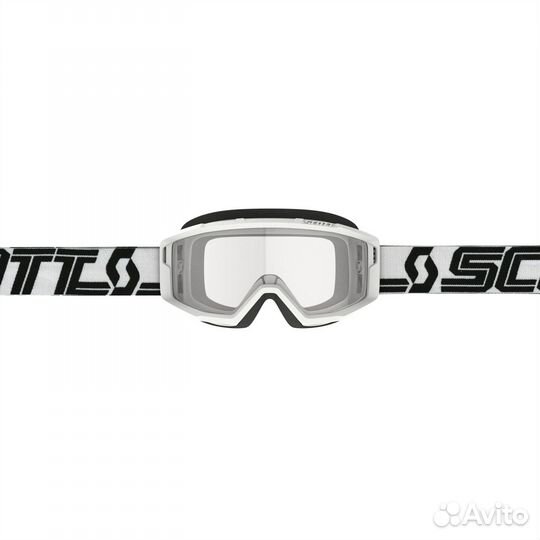 Очки кроссовые scott Primal clear white black clea