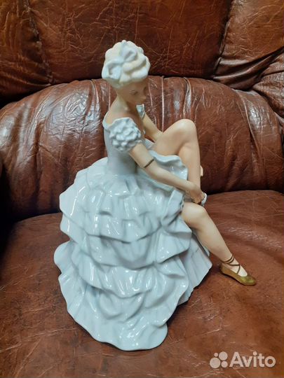 Фарфоровая балерина, танцовщица. Германия