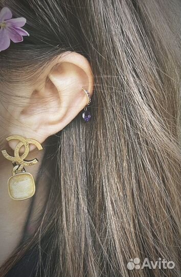 Серьги Chanel оригинал