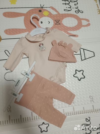 Пакет брендовых вещей на новорожденную девочку hm