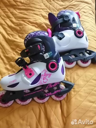 Роликовые коньки детские раздвижные Oxelo 30-32р