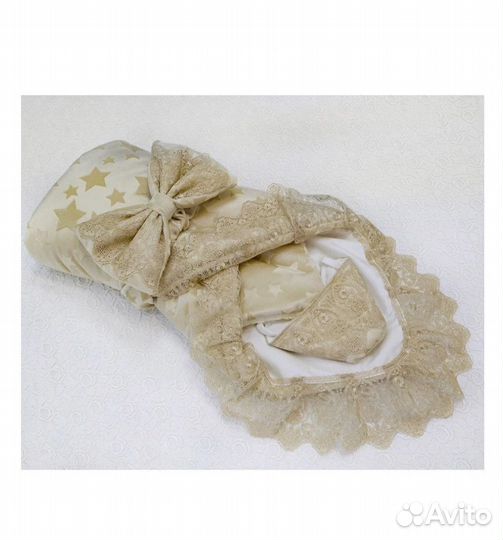 Конверт на выписку плюшевый новый 5 предметов