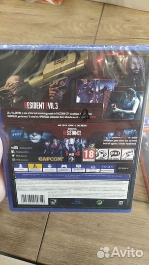 Resident evil 3 PS4, русские субтитры