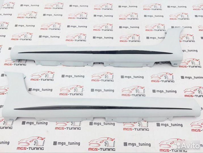 Пороги в стиле GTR Mercedes AMG GT C190 амг гт 190