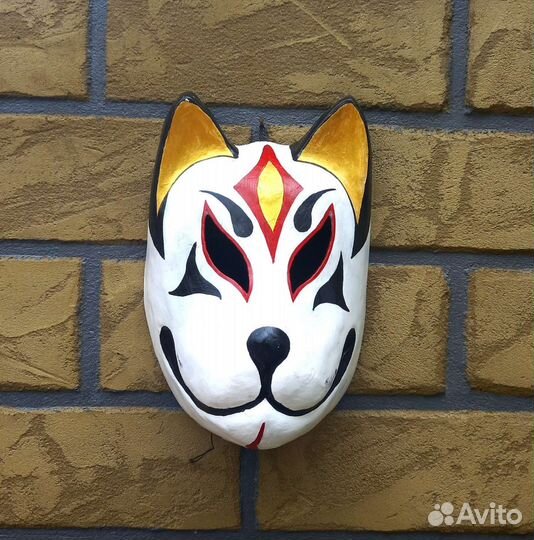 Маска Кицунэ на детей