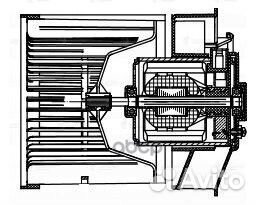 Э/вентилятор отоп. для а/м Nissan Qashqai