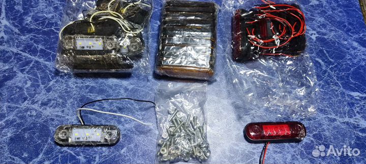 Фонарь габаритный боковой светодиодный 12-24в