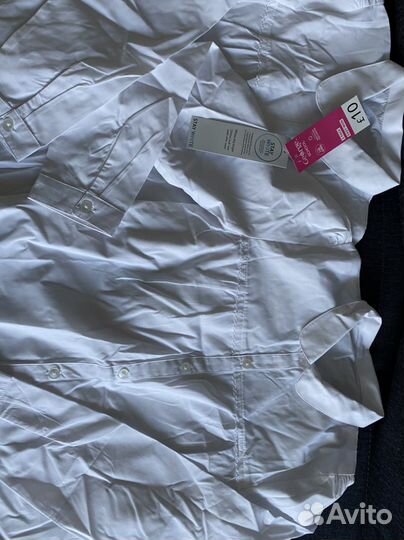 Рубашка белая фирменная