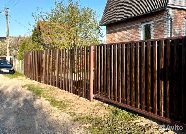 Забор под ключ-бесплатный замер