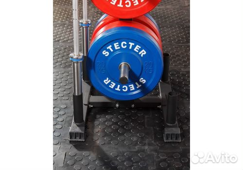 Стойка для блинов штанги и 4 грифов,чёрный