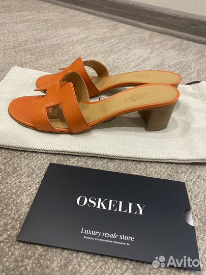 Мюли шлепки hermes оригинал