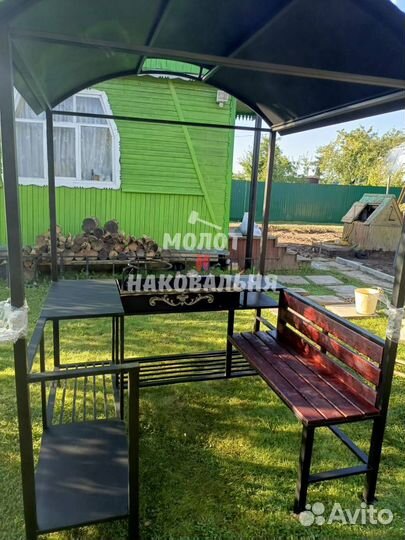 Мангал в стиле лофт