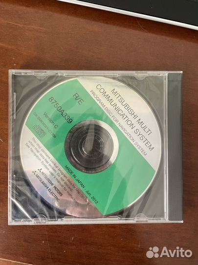 Диск Навигационной Системы mitsubishi 8750A339