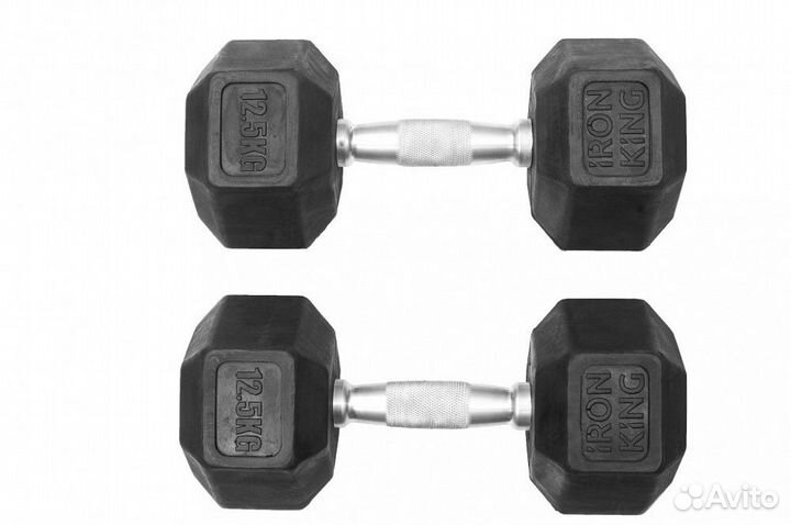 Гантели гексагональные 12,5 кг