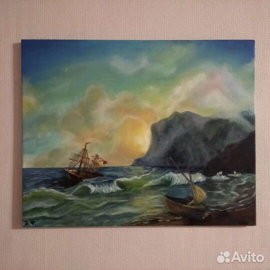 Картина по мотивам Айвазовского