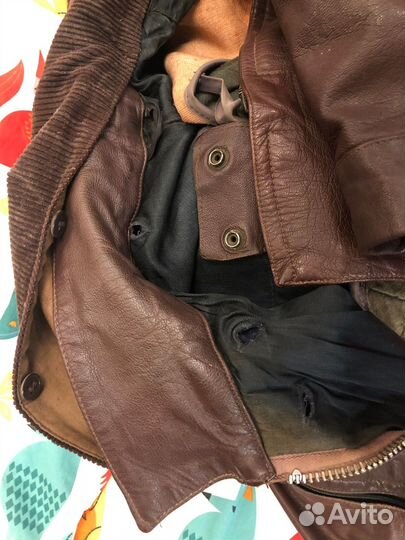 Куртка ввс летная кожаная