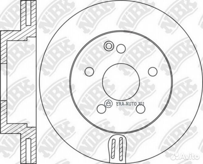 Nibk RN1463 Диск тормозной